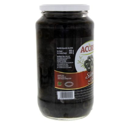 Picture of Acorsa Black Olives Sliced 450g