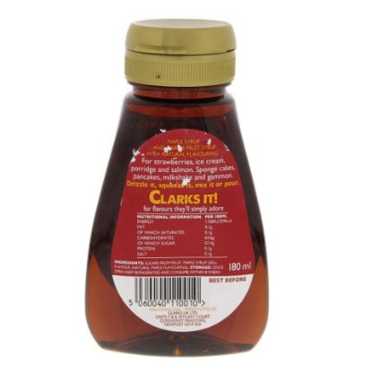 Picture of Clarks Maple Syrup Original 180 ml(N)