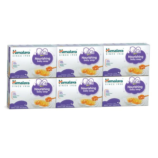 Picture of Himalaya Nourishing Baby Soap Milk And Honey 6 x 125g