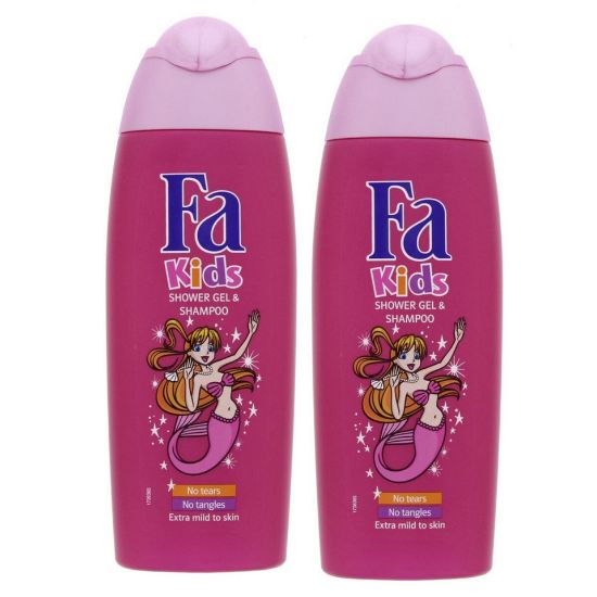 Picture of Fa Kids Shower Gel & Shampoo For Girls 2 x 250ml