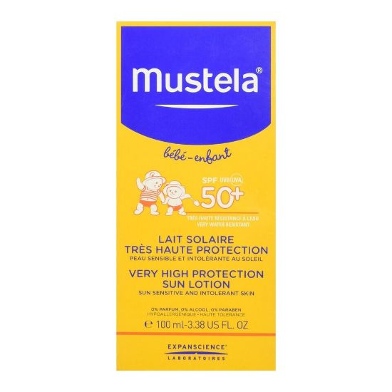 Picture of Mustela Very High Protection Sun Lotion SPF50+ For Baby 100ml