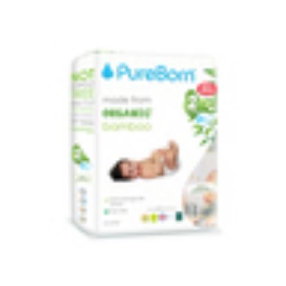 Picture of Pure Born Organic Diaper Size 2 3-6kg 64pcs