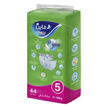 Picture of Fine Baby Diapers Size 5 Maxi 11-18kg 44pcs