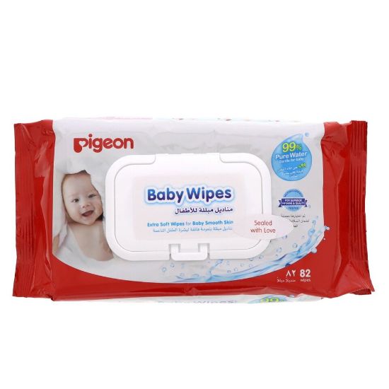 Picture of Pigeon Baby Wipes 82 pcs