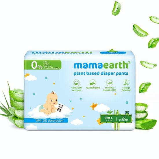 Picture of Mamaearth Plant Based Diaper Pants Size L 9-14kg 30pcs