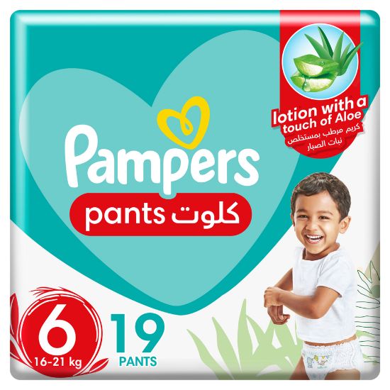 Picture of Pampers Baby-Dry Pants Diapers Size 6, 16-21kg 19pcs