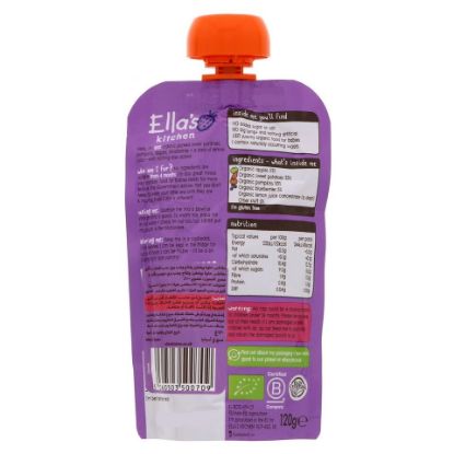 Picture of Ella's Kitchen Puree Pouch Organic Sweet Potato, Pumpkins, Apples & Blueberries 120g