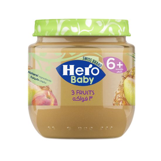 Picture of Hero Baby 3 Fruits 125g