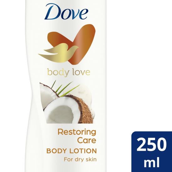 Picture of Dove Restoring Ritual Coconut Oil and Almond Milk Body Lotion 250ml