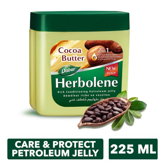 Picture of Dabur Herbolene Cocoa Butter Petroleum Jelly 225ml