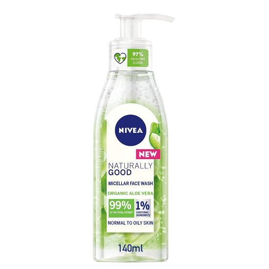 Picture of Nivea Naturally Good Micellar Face Wash 140ml