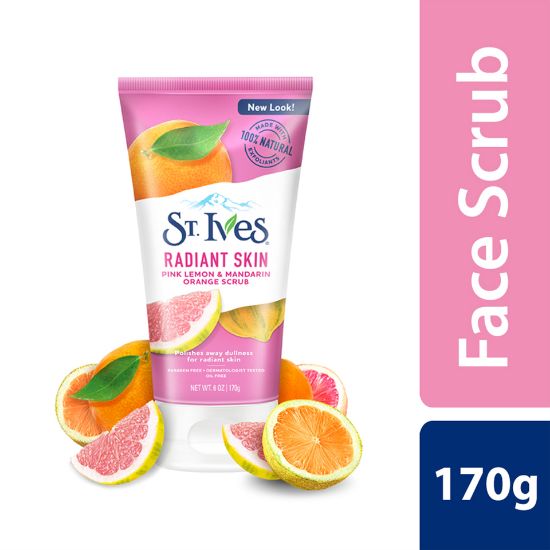 Picture of St. Ives Radiant Skin Pink Lemon and Mandarin Orange Scrub 170g