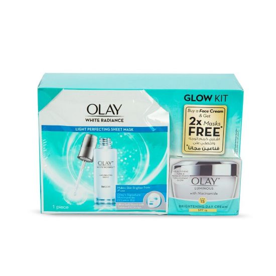 Picture of Olay Luminous With Niacinamide Brightening Day Cream SPF15 50 g + Sheet Mask 2 pcs