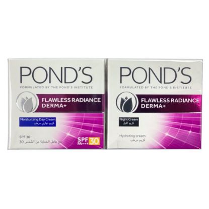 Picture of Ponds Flawless White Day Cream 50ml + Night Cream 50ml