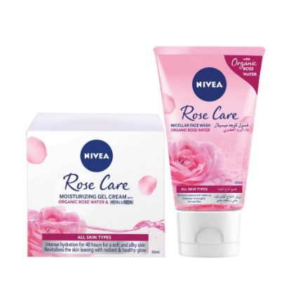 Picture of Nivea Rose Care Moisturizing Gel Cream 50ml + Facewash 150ml