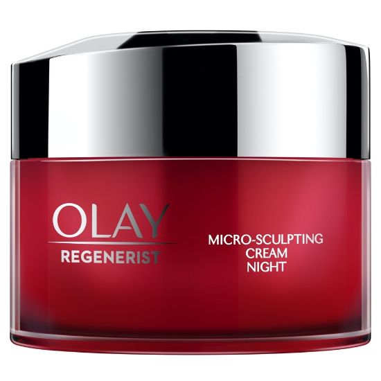 Picture of Olay Night Cream: Regenerist Micro-Sculpting Mini Moisturiser Cream 15ml