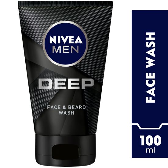 Picture of Nivea Men Face Wash Deep Face & Beard 100ml