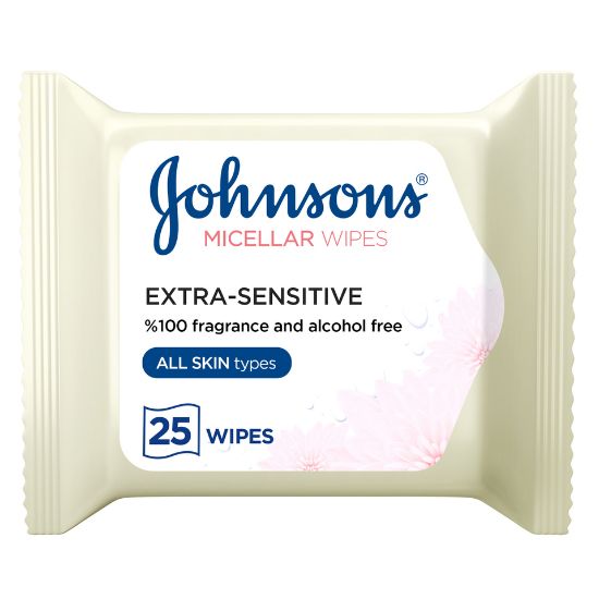 Picture of Johnson's Micellar Wipes Extra Sensitive All Skin Types 25pcs