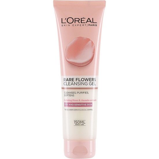 Picture of L'Oreal Paris Rare Flowers Cleansing Gel for Dry & Sensitive Skin 150ml