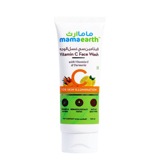 Picture of Mamaearth Vitamin C Face Wash with Vitamin C and Turmeric for Skin Illumination 100ml