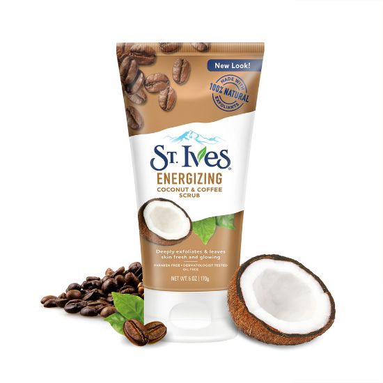 Picture of St. Ives Coconut & Coffee Energising Face Scrub 170g