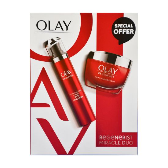 Picture of Olay Regenerist Miracle Duo Micro-sculpting SPF30 Moisturizer 50 ml + Night Cream 50 ml