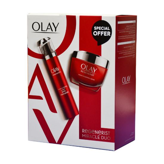 Picture of Olay Regenerist Miracle Duo Micro-sculpting SPF30 Moisturizer 50 ml + Night Cream 50 ml