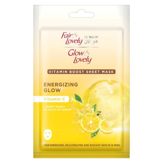 Picture of Glow & Lovely Energizing Glow Sheet Mask 20g