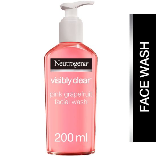 Picture of Neutrogena Facial Wash Visibly Clear Pink Grapefruit 200ml