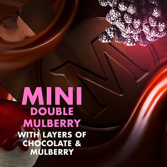 Picture of Magnum Mini Ice Cream Stick Double Mulberry 6 x 60ml