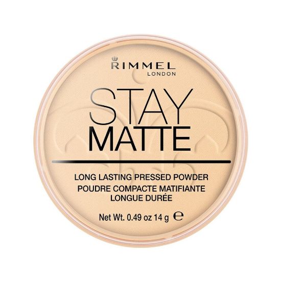 Picture of Rimmel London Stay Matte Pressed Powder Shade 001 Transparent 14g