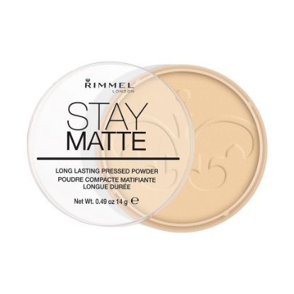 Picture of Rimmel London Stay Matte Pressed Powder Shade 001 Transparent 14g