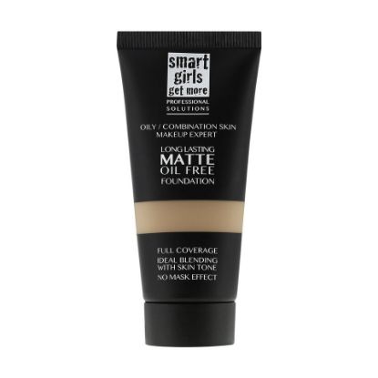 Picture of Smart Girls Get More Long Lasting Matte Foundation 02 Soft Beige 1pc