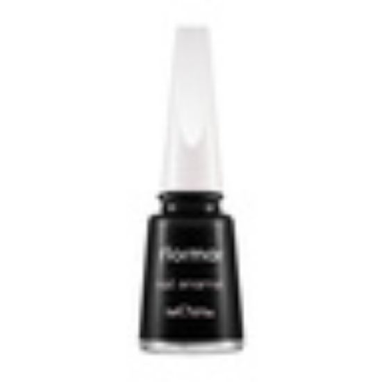 Picture of Flormar Classic Nail Enamel - 313 Black Minimalism 1pc