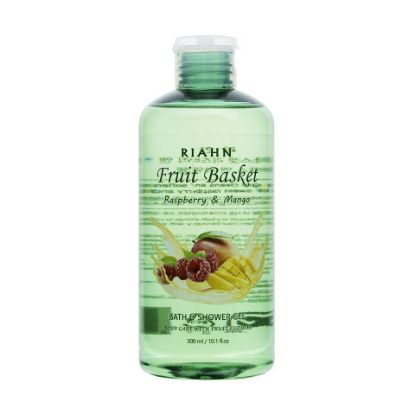 Picture of Riahn Fruit Basket Raspberry & Mango Bath & Shower Gel Bottle 300ml