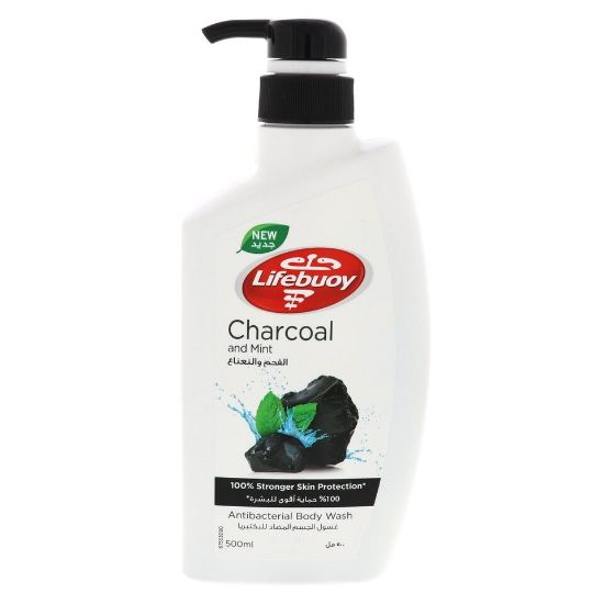 Picture of Lifebuoy Antibacterial Charcoal & Mint Bodywash 500ml