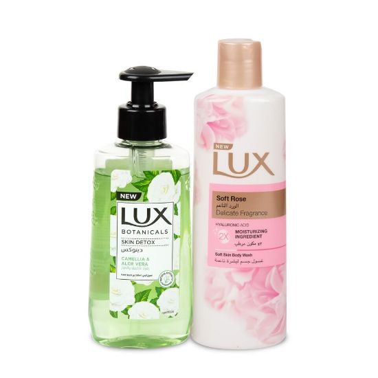 Picture of Lux Shower Gel Soft Rose 250ml + Handwash 245ml