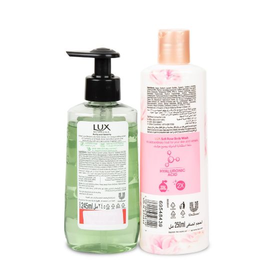 Picture of Lux Shower Gel Soft Rose 250ml + Handwash 245ml