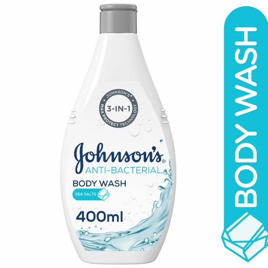 Picture of Johnson's Body Wash Anti-Bacterial Sea Salts 400ml