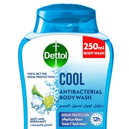 Picture of Dettol Cool Showergel & Bodywash Mint & Bergamot Fragrance 250ml