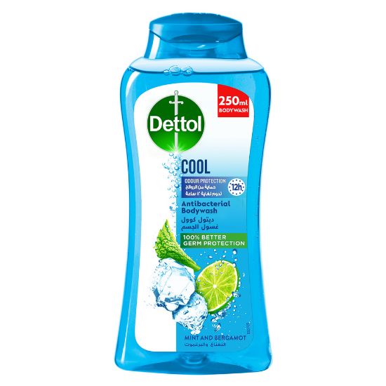 Picture of Dettol Cool Showergel & Bodywash Mint & Bergamot Fragrance 250ml