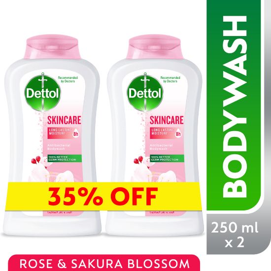 Picture of Dettol Skincare Bodywash 2 x 250 ml