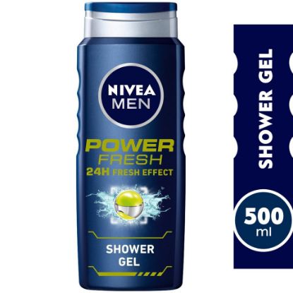 Picture of Nivea Men Power Fresh 24H Fresh Effect Shower Gel 500ml