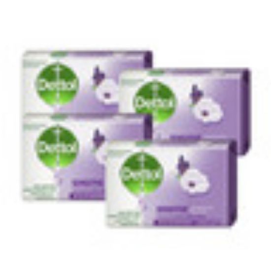 Picture of Dettol Sensitive Anti-Bacterial Bar Soap 4 x 120g