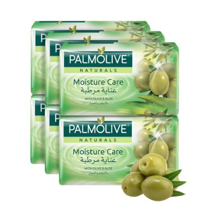 Picture of Palmolive Naturals Bar Soap Olive & Aloe 170g 5+1(N)