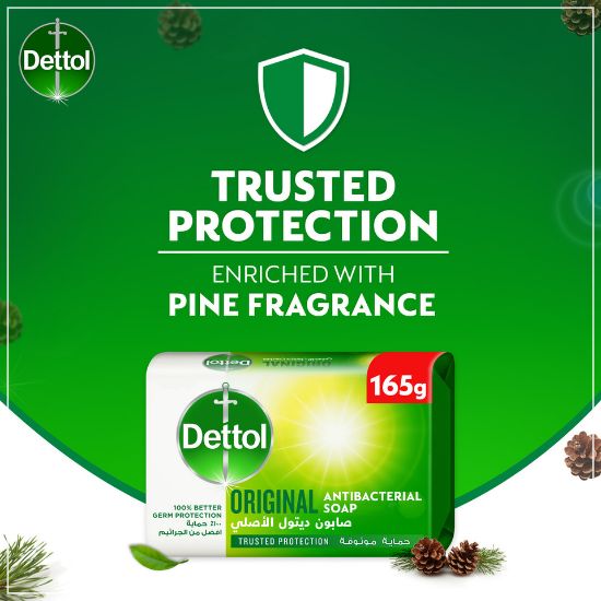 Picture of Dettol Original Anti Bacterial Soap 4 x 165g