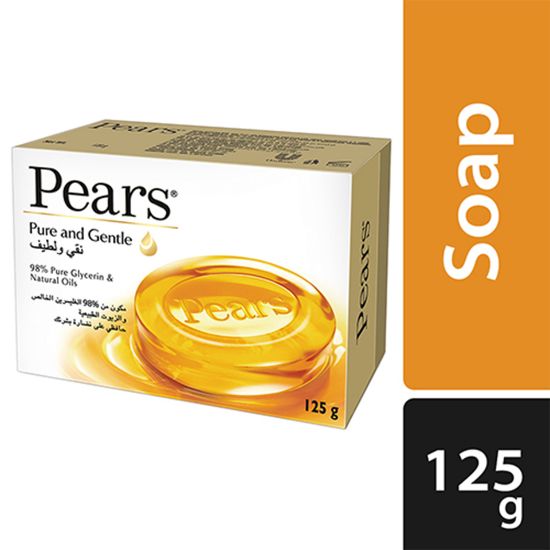 Picture of Pears Pure & Gentle Soap Bar with Natural Oils 125g(N)