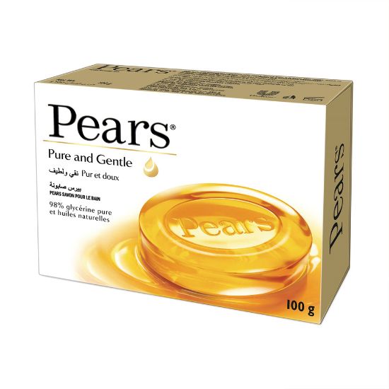 Picture of Pears Pure & Gentle Soap Bar with Natural Oils 125g(N)