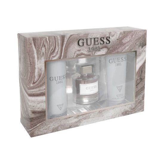 Picture of Guess 1981 Set For Men, 100 ml Eau De Toilette, 200 ml Shower Gel, 170 G Body Spray