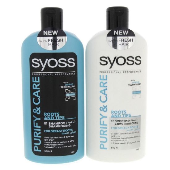 Picture of Syoss Shampoo Purify & Care 500 ml + Conditioner 500 ml